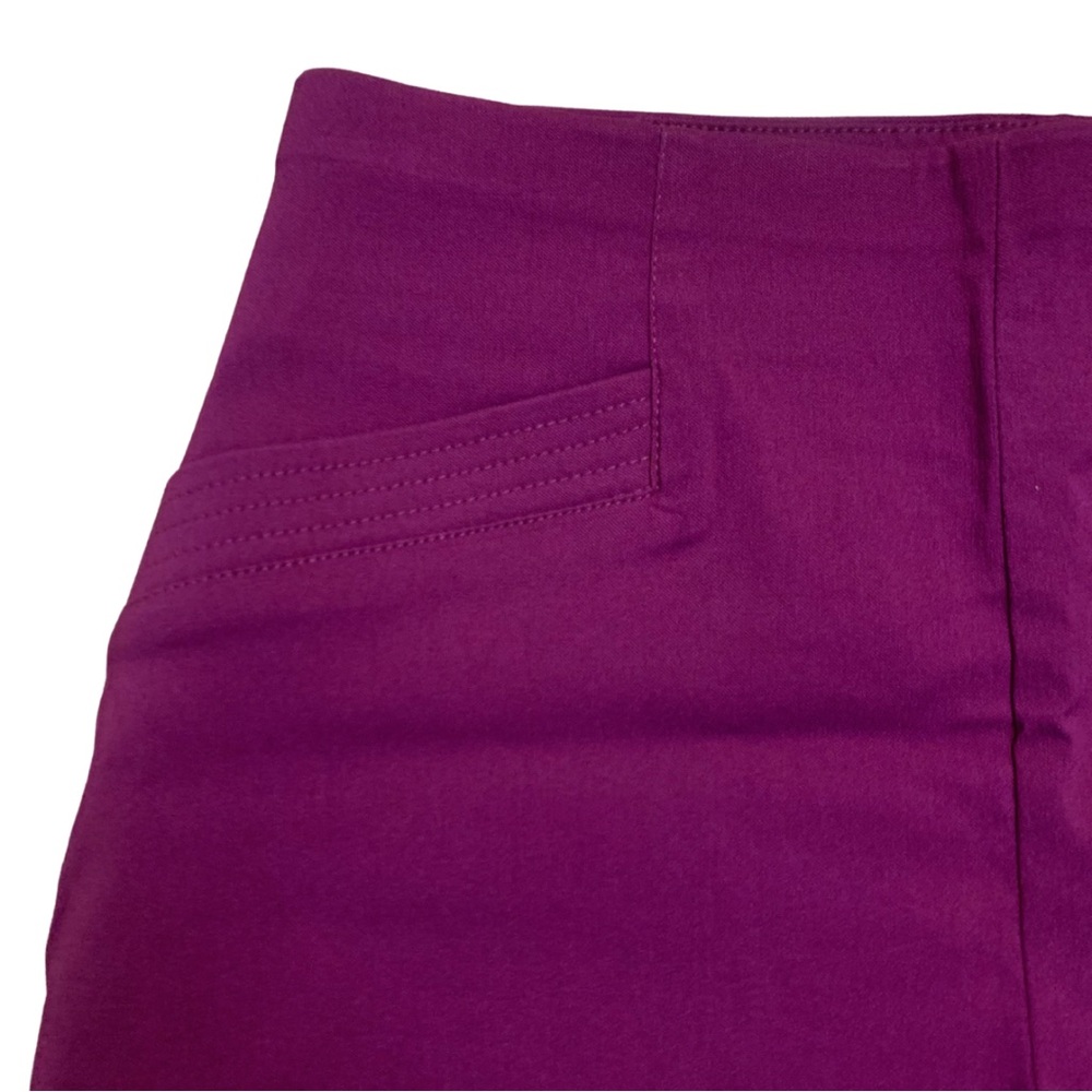 2/$30 JOE B Purple High Waisted Shorts Small NEW Retro Twee Dopamine - Picture 4 of 9